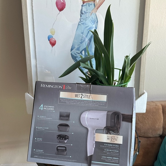 Remington Pro Wet2style Hair Dryer, With Ionic & Ceramic Drying Technology - Picture 3 of 5